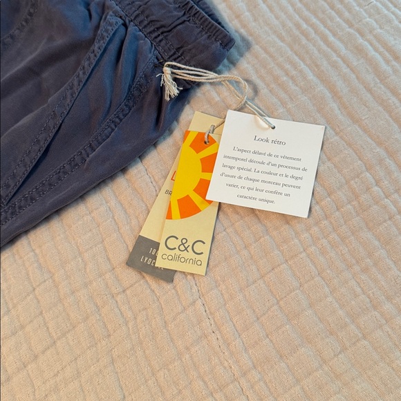 C&C California Navy Blue Jogger Pants - Large - NWT - Picture 8 of 9